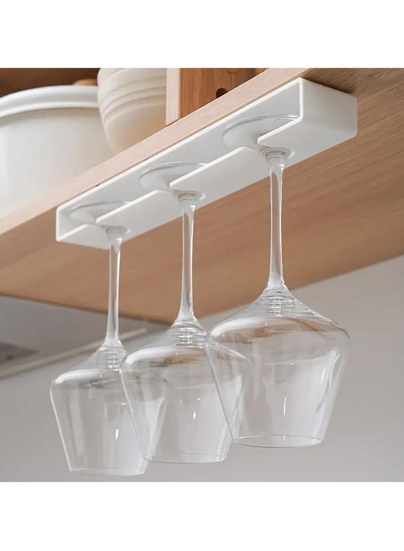 RACO Wine Glass Drain Hanger, Punching-free Space-Saving Goblets Drying Holder, For Kitchen, Bar and Restaurant, Home Organizers and Storage, Home Accessories - Image 1