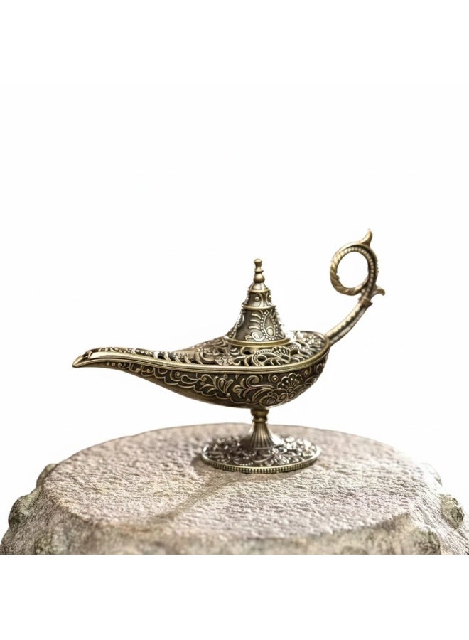 حسم مبخرة معدنية على شكل مصباح علاء الدين - Image 1