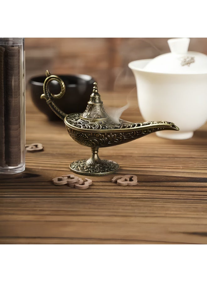 حسم مبخرة معدنية على شكل مصباح علاء الدين - Image 3