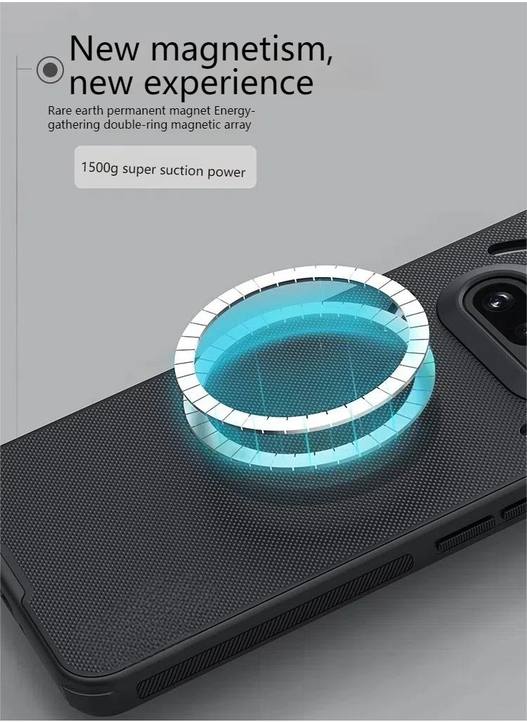 General - Nothing Phone 3A Frosted Shield Pro Magnetic Attachment Case, Drop and Scratch Resistant, Slim and Lightweight Design for Nothing Phone 3A - Image 1