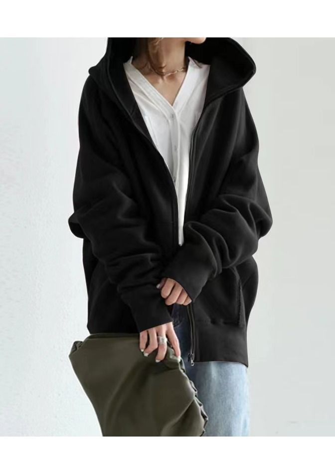 Loquat Spring And Autumn Women's New Simple Hoodie - Image 1