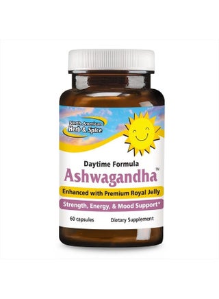 North American Herb & Spice Ashwagandha - 60 Capsules - Enhanced with Premium Royal Jelly - Strength & Energy - Non-GMO - 30 Servings - pzsku/Z5EA3C6C0548215686618Z/45/_/1689268256/7ae58e71-84be-4e83-99ee-13ded97d2a0e