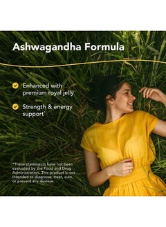 North American Herb & Spice North American Herb & Spice Ashwagandha - 60 Capsules - Enhanced with Premium Royal Jelly - Strength & Energy - Non-GMO - 30 Servings  - Image 2