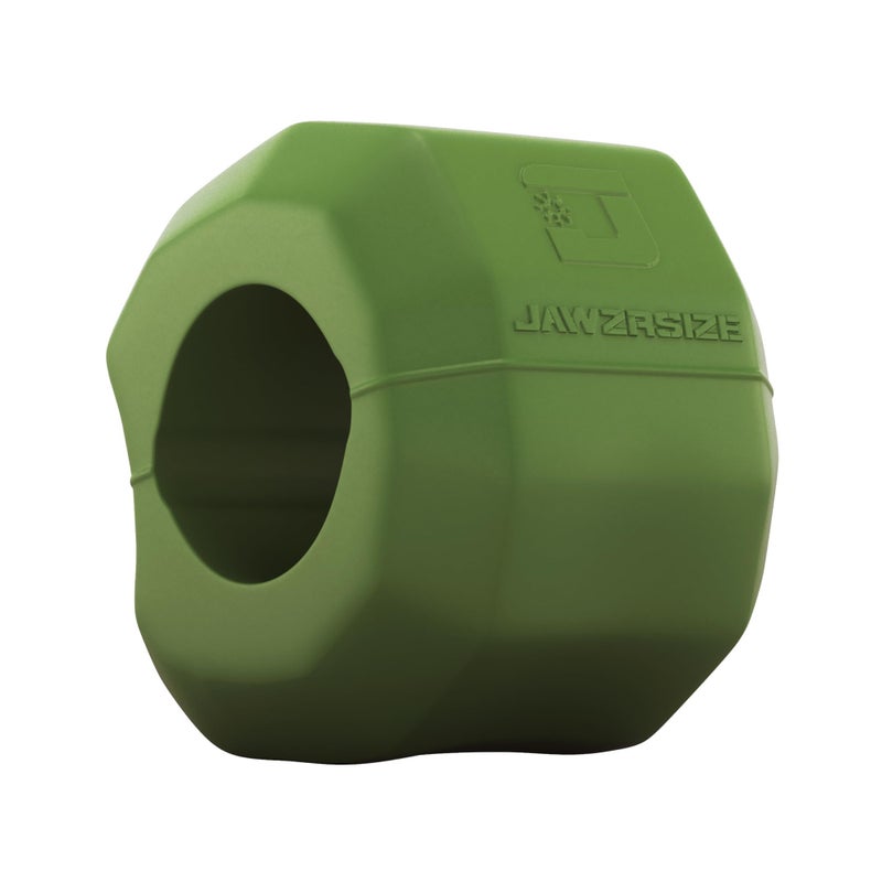 Jawzrsize جهاز تمرين الفك والوجه والرقبة Jawzrsize Pop 'N Go - حدد خط الفك الخاص بك، ونحف وجهك، وبدو أصغر سناً وأكثر صحة - يساعد في تقليل التوتر والرغبات - جهاز تمرين الوجه (الأخضر المتقدم) - Image 1
