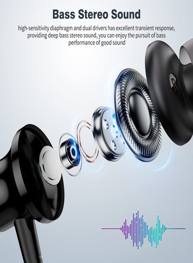 COOYA USB C Headphone,COOYA Type C Wired Earbuds Magnetic Bass Noise Canceling In-Ear Earphones+Mic for iPhone 17 16 15 Pro Max iPad 10 Pixel 9 8 for Samsung Galaxy S25 Ultra S24 S23 A16 A56 for OnePlus 13 - Image 4
