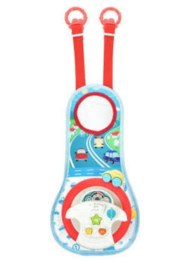 Interactive Driving Steering Wheel for Kids Car Seat with Mirror and Sounds (Product Code N5158)  - Image 2