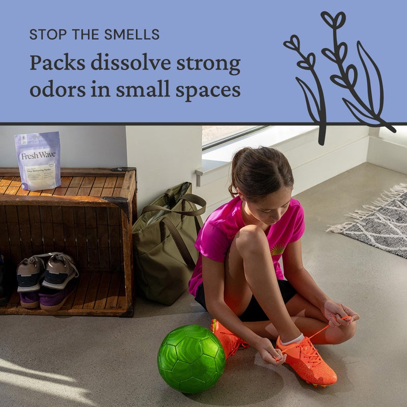 Fresh Wave Lavender Odor Eliminating & Deodorizing Packs | Bag of 6 | Safer Odor Relief for Small Spaces | Natural Plant-Based Odor Eliminator | Odor Absorbers for Home - Image 5