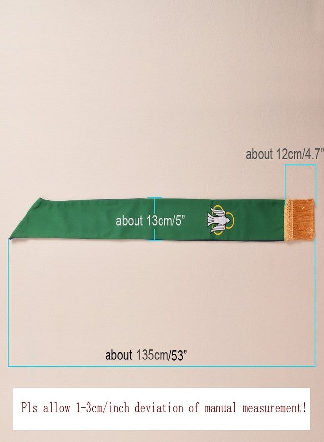 BLESSUME Clergy Reversible Stole with Embroidery - Image 2