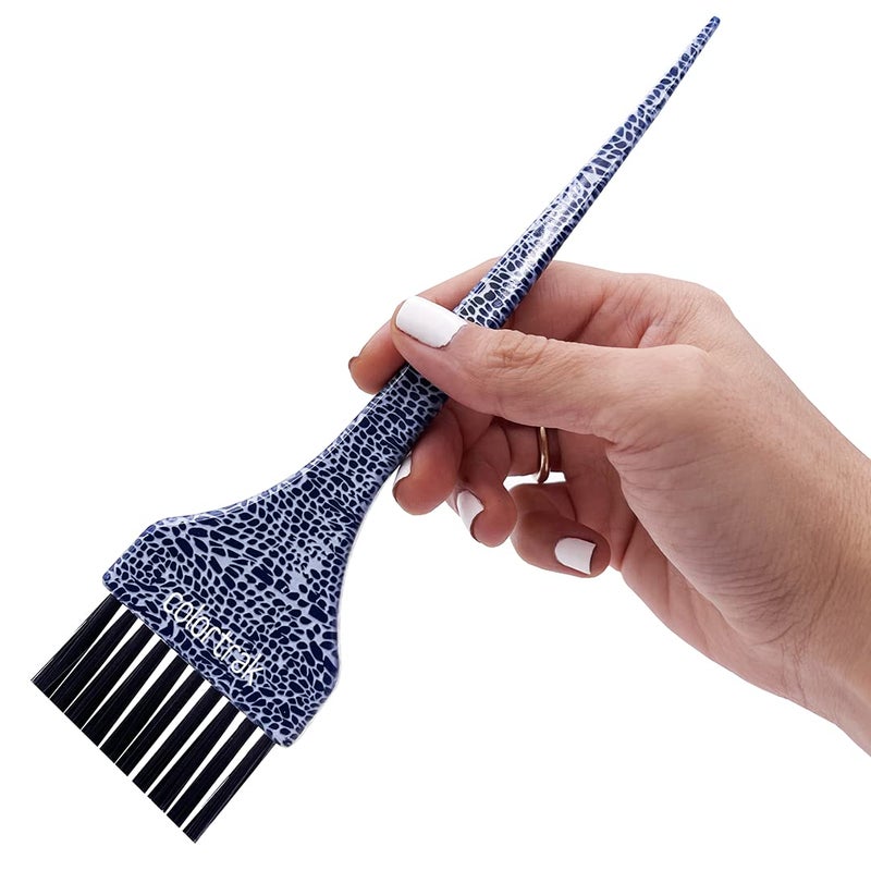 Colortrak Safari Chic Color Brushes, Prints, Perfect for Multiple Colors, Highlights, or Lowlights, 1 Firm Bristle and 1 Ultra Soft Feather Brush, Reusable and Easily Washable, 2 Brushes - Image 4