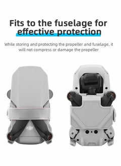 Y&D for DJI Mavic mini, Mini 2, SE Propeller Holder, Silicone Propellers Guard Strap Protector Stabilizer and Fixator, Props Blades Guard, Drone Accessories (Grey)  - Image 3