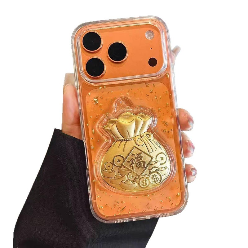 Protective Case | Gold | Silicone | Drop Protection | Lanyard | Shockproof Cover for iPhone 15 / 15 Plus / 15 Pro / 15 Pro Max - Image 5