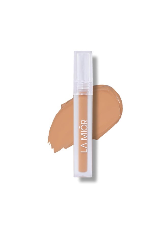 LAMIOR Luminous Retouch Concealer, Croissant - 6ml, Full Coverage, Long Wear, Blendable, Feather-Light, Hydrating, Luminous Finish, Sweat-Resistant, Vegan Formula for All-Day Radiance soft matte - Image 1