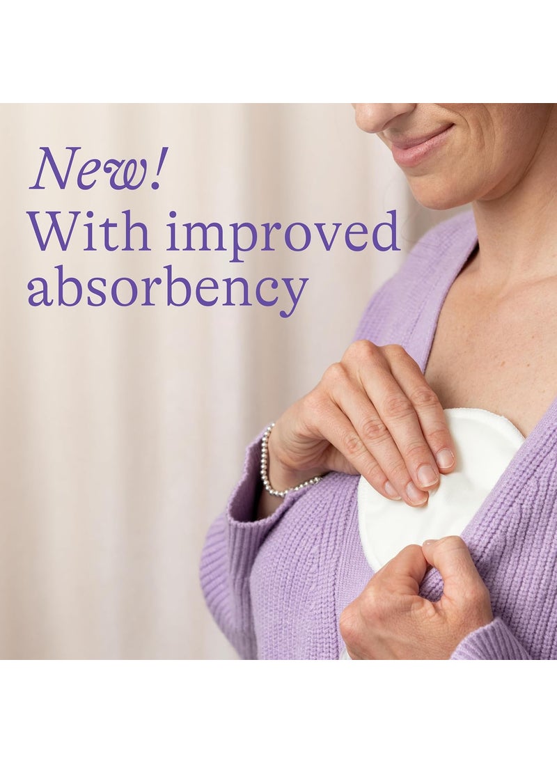 Lansinoh Lansinoh Washable Nursing Pads Made with Organic Bamboo Viscose Reusable Breast Pads for Breastfeeding with Wash Bag Breastfeeding Essentials 10 Count  - Image 2