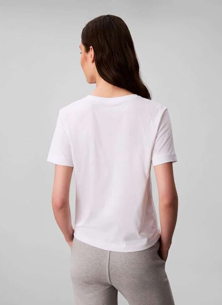 Calvin Klein Jeans  2-Pack Monologo V-Neck T-Shirts for Women | Best Price UAE