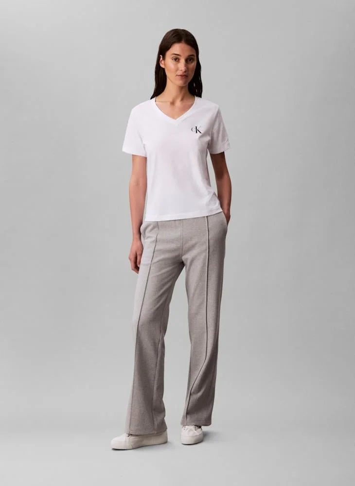 Calvin Klein Jeans  2-Pack Monologo V-Neck T-Shirts for Women | Best Price UAE
