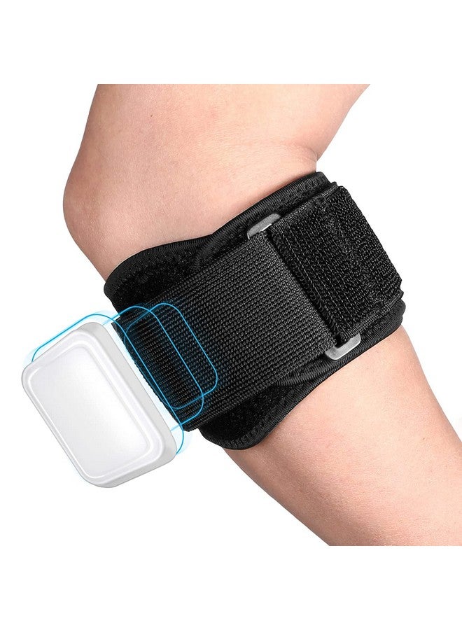 serveuttam Tennis Elbow Band for Men - Tennis Elbow Support for Elbow Pain Relief | Neoprene Elbow Support for Men Gym Workout | Elbow Pain Golfers, Tendinitis, Effective Pain Relief, Sports (Black) - Image 1