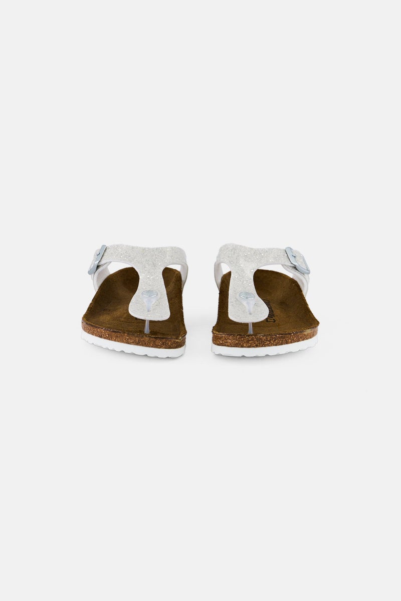 BIRKENSTOCK Kids Girl Slip On Cork Sandals, Multicolor - Image 2