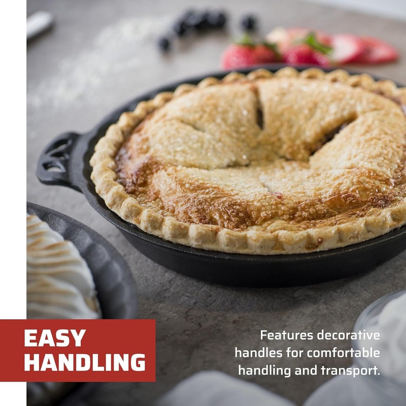 Camp Chef True Seasoned Cast Iron Pie Pan, 10-Inch Diameter - Image 5
