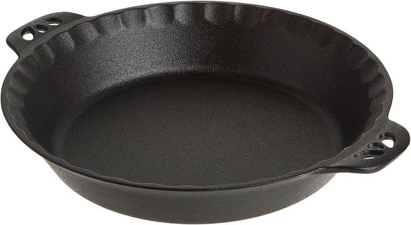 Camp Chef True Seasoned Cast Iron Pie Pan, 10-Inch Diameter - Image 1