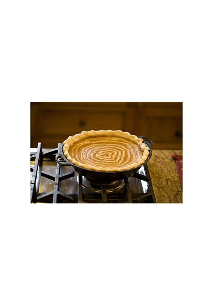 Camp Chef True Seasoned Cast Iron Pie Pan, 10-Inch Diameter - Image 2