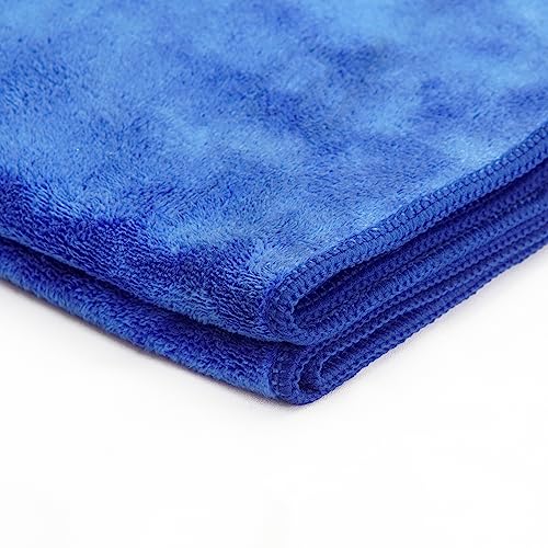 BLACKBIRD Microfiber Car & Bike Cleaning Cloth Soft 450 GSM (40 X 60 CM) Multipurpose Washing Cleaning and Polishing Incredibly Plush Microfiber Cloth (Pack of 3, Assorted) - Image 5