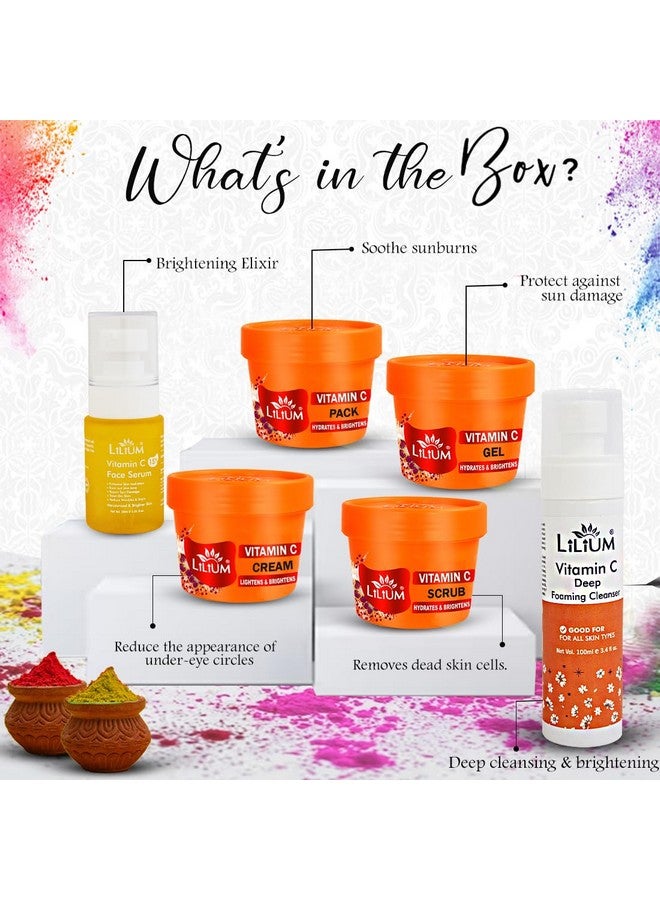 LILIUM Color Defense Kit For Happy Face 530Gm Advanced Shield Technology With Vitamin C Safeguard Your Glow & With Radiant Confidence Helps To Brightening & Rejuvenating All Skin Types - Image 4