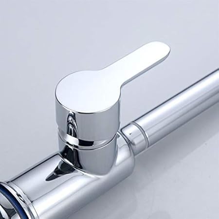 Alark Stainless Steel Bathroom Faucet Kitchen Pull Out Faucets Deck Mount Stream Shower Water Sink Flexible Hot Cold Water Mixers Swivel Spout for Kitchen Sink and Wash Basin Tap 35X21X5 CM - Image 4
