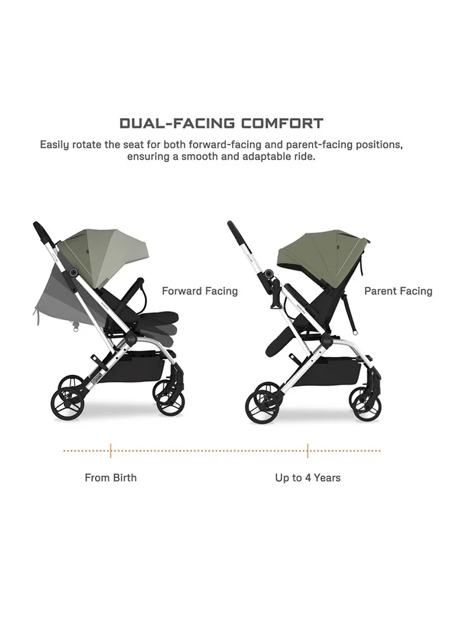 neobreez OCTA 360° Rotate Seat Lightweight Compact Travel Toddler Baby Stroller,  Reversible Handle Baby Trolley, Two-Way Baby Stroller, One-Hand Fold, Waterproof UPF 50+ Canopy, 0-4 Yrs, 22kg,  3yrs Warranty