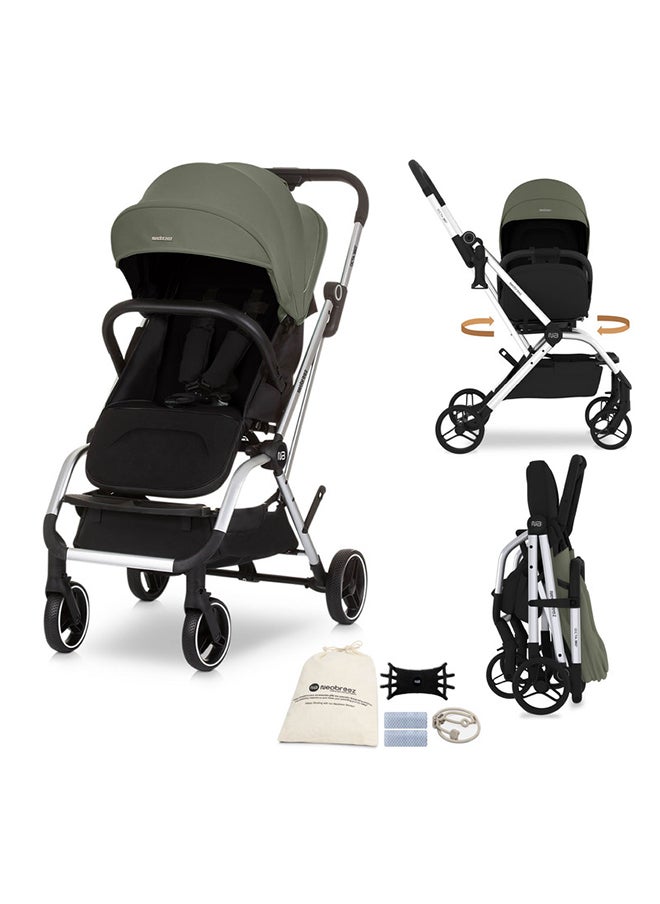 neobreez OCTA 360° Rotating Seat Baby Toddler Stroller One-Hand Fold, Waterproof UPF 50+ Canopy, Phone Holder, Cup Holder, Toy Strap, Reflective stickers,  Gift And String Bag, 0-4 Years, 22kg, 3yrs Warranty  - Image 1