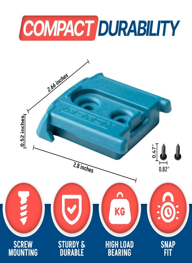 PERCH Tool Organization for BOSCH/FEIN18v Tools (3 Holders) | Made in USA | Patented Snap-Fit Locks Tools into Place | Hardware Included | Strongest Tool Mount - Image 2