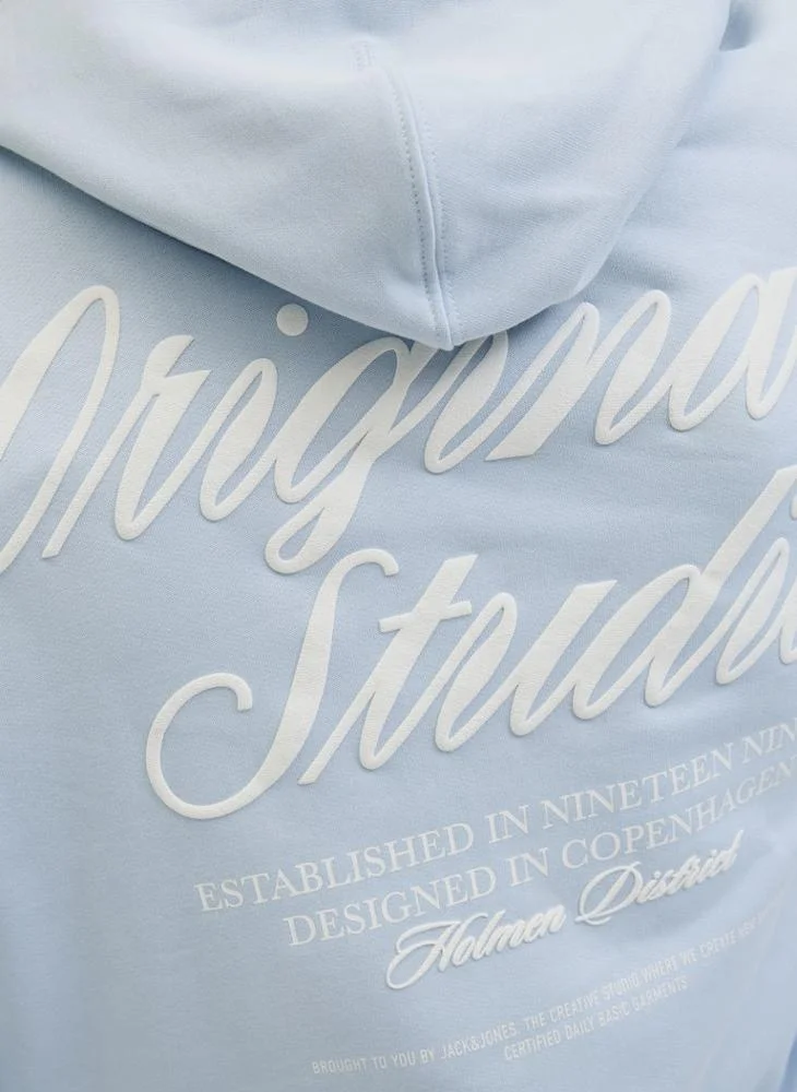 JACK & JONES Graphic Pullover Hoodie