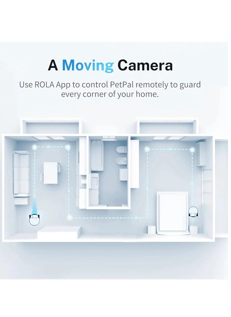 Enabot Enabot® ROLA PetPal Robot Interactive Pet Companion With Camera & Treat Dispenser+ Interactive Toys. [Full Pack Loaded + !2 Months International Warranty]  - Image 4