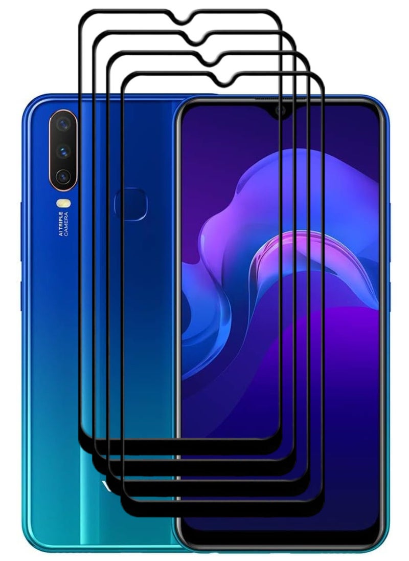 ACLIX 4 Pieces Antistatic ESD Dustproof Premium Quality High Definition Tempered Glass Screen Protector Designed For vivo Y12 - Image 1