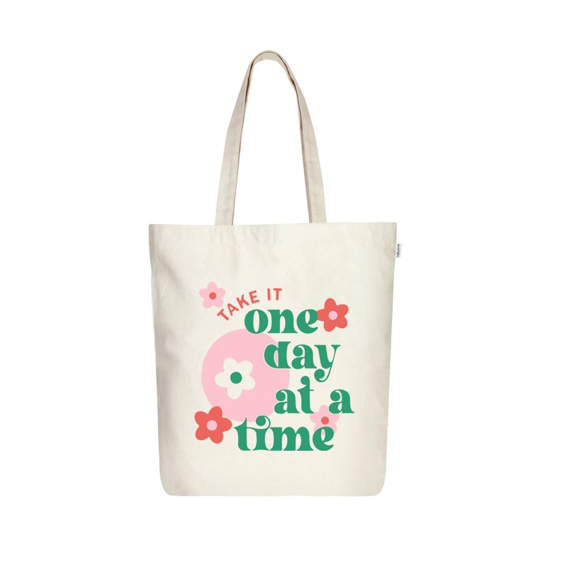Eco Right Aesthetic Canvas Tote Bag for Women with Zipper Tote Bag for Women for Beach Grocery Travel Work Gym Daily Use