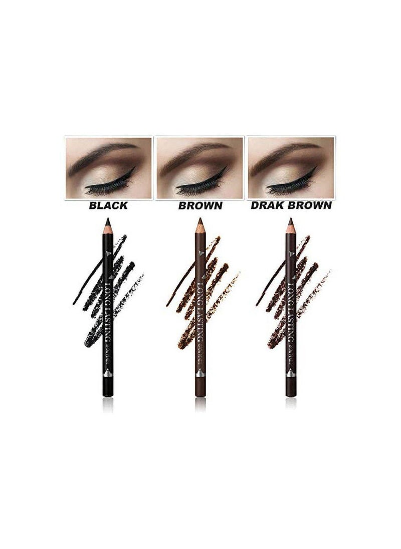 Mn - Set Of 12 Eyebrow Pencil Brown 02 - Image 1