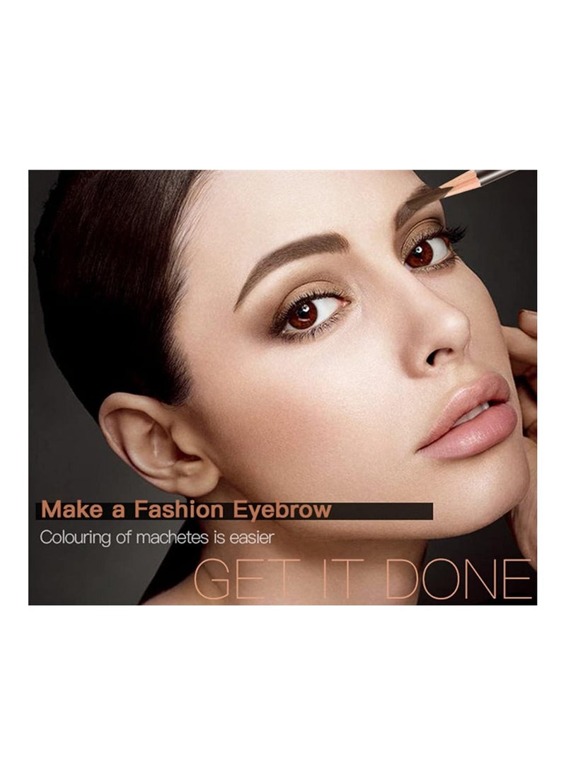 Mn - Set Of 12 Eyebrow Pencil Brown 02 - Image 1
