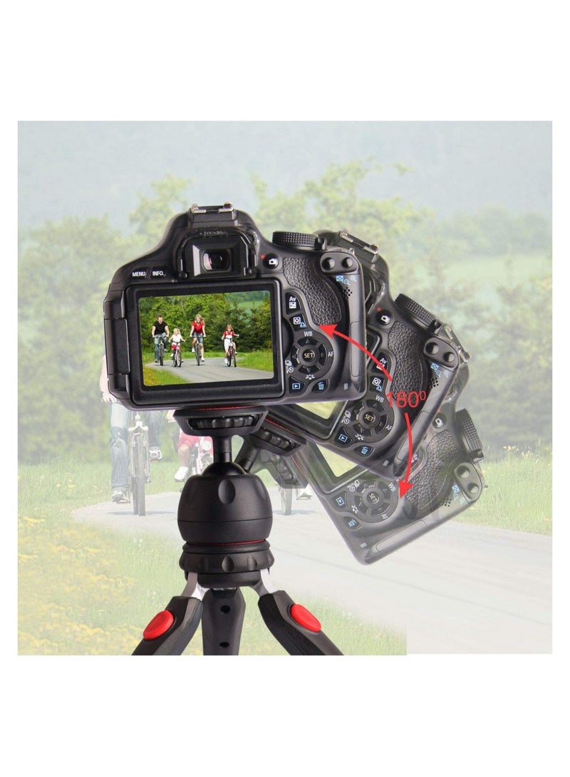 ELTRAZONE Premium Flexible Phone Tripod with Wireless Remote, Mini Tripod Stand for Camera GoPro/Mobile  - Image 4