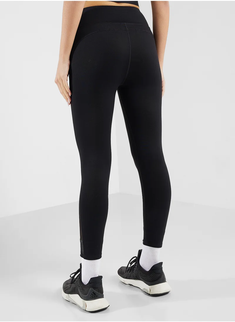 فورورد Mesh Side Pannel Cropped Leggings