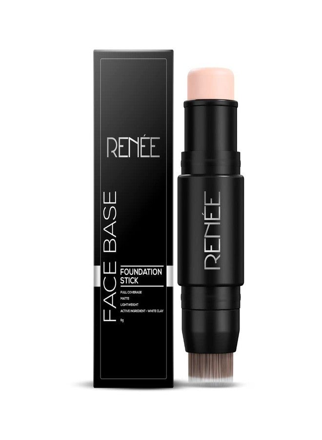 RENEE Face Base Foundation Stick with Applicator - Creamy Latte, 8gm - Image 1