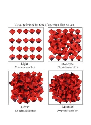 2000 Pcs Artificial Red Rose Petals 2 Bags Fake Flower Petals for Wedding Decoration Romantic Room Decor Proposal Birthday Party Valentine Table Scatter Bath Decor Photography Props - view 5
