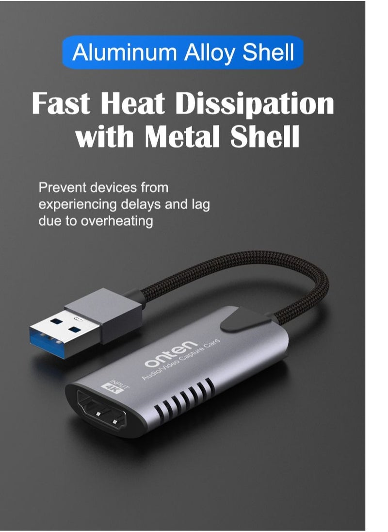 onten ONTEN USB3.0 AUDIO VIDEO CAPTURE CARD OTN-US323  - Image 4