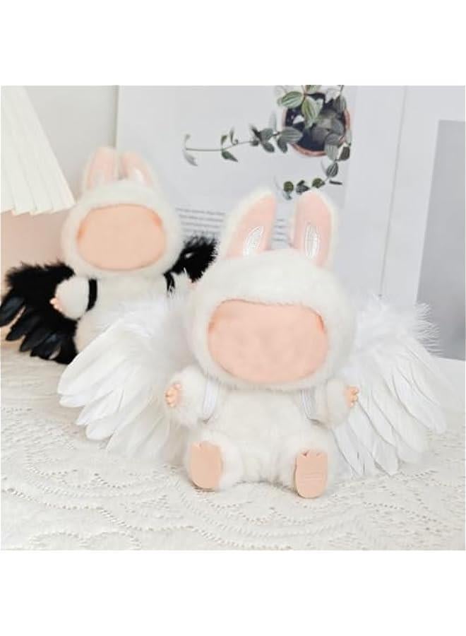 Arabest Lububu Dolls Accessories, White Wings for Labubu Doll, First and Second Generation Labubus Dress up Accessories, No Doll (White Wing) - Image 3