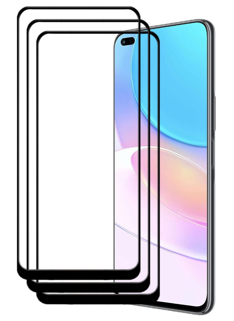 ACLIX 3 Pieces Antistatic ESD Dustproof Premium Quality High Definition Tempered Glass Screen Protector Designed For Huawei nova 8i - Image 1