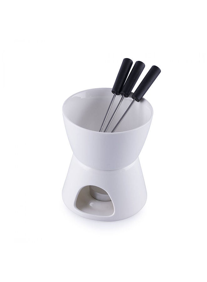 Pan Home طقم فوندو ماري 4 قطع - أبيض - Image 2