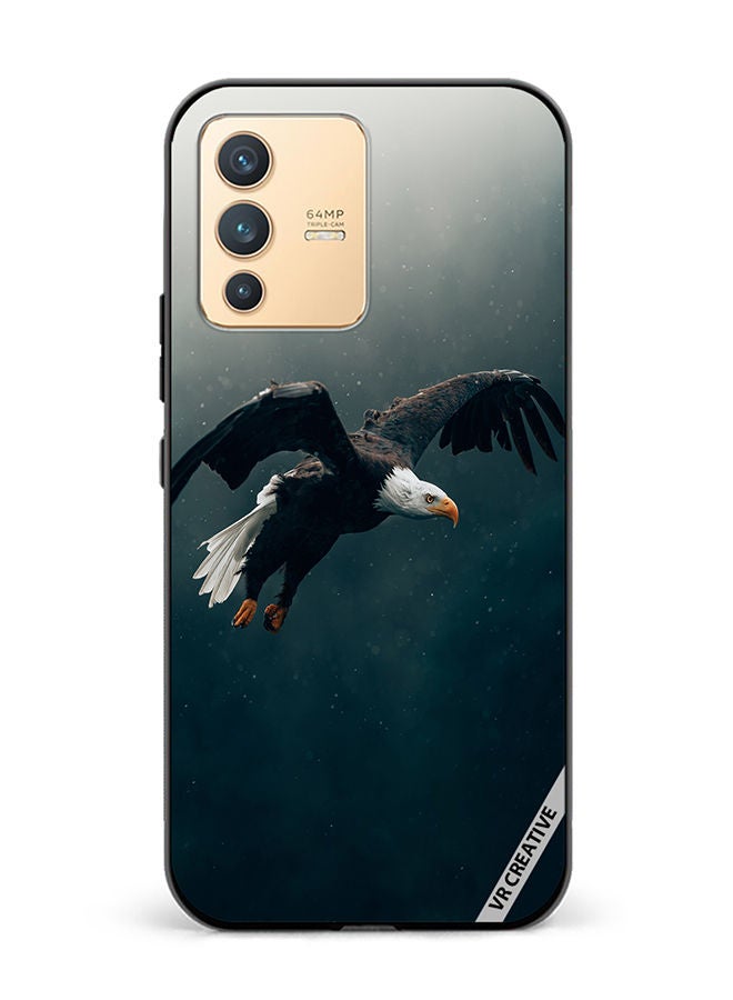 VR CREATIVE Protective Case Cover For Vivo V23 5G Peaky Eagle Design Multicolour - Image 1