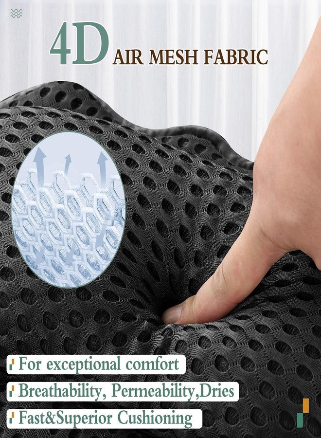 RUVINCE Bath Pillow RUVINCE Ergonomic Luxury Bathtub Pillow with Head,Neck, Shoulder and Back Support, 4D Bath Pillows for tub with 6 Powerful Suction Cups, Fits All Bathtub, Spa Tub, Hot Jacuzzi (Black - Image 4