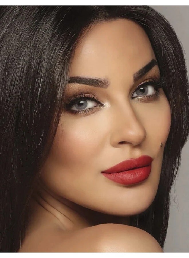 بيلا ايليت كلاودي جراي عدسات لاصقة للاستخدام لمدة 3 اشهر، عدسات لاصقة ملونة، عدسات لاصقة تجميلية، عدسات لاصقة رمادية، عبوة من عدستين - Image 2