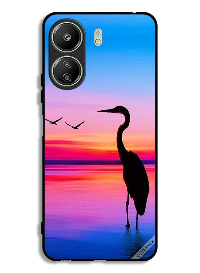Covernex Xiaomi Redmi 13C Protective Case Cover Thorn & Birds - Image 1