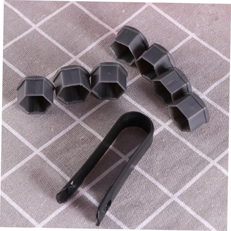 Grey Medium 21pcs Lug Nut Covers Easy Installation Durable Corrosion Protection - Image 5