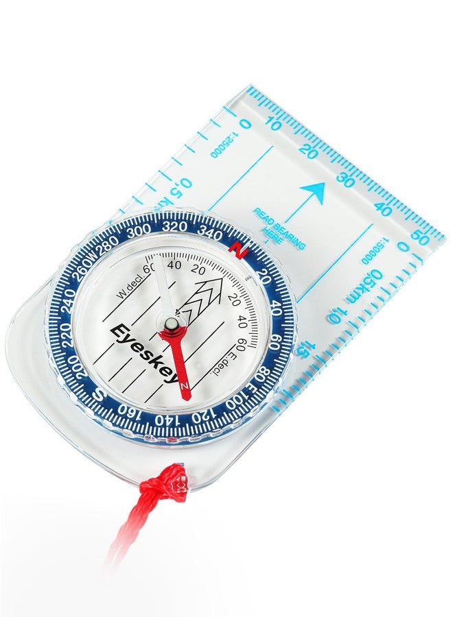 Eyeskey Ultra-Light Compass,Compact Hiking&Mountaineering, Accurate Orienteering Compass with Map Scales for Backpacking, Trekking & Scout Navigation - Image 1